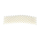 Díszes hajcsat fehér gyöngyökkel 2db/csomag - 80×25mm széles hajdíszítő fodrászkellék 09634