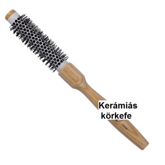 Fanyelű hajkefe - Ion kerámiás körkefe 19/30mm OR03456 Fanyelű hajkefe - Ion kerámiás körkefe 19/30mm OR03456