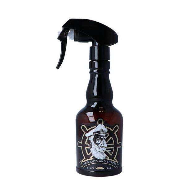 Barber Permetező vizező flakon mikro szórófejjel 07000 Whiskey - frizura készítő fodrászkellék