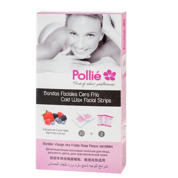 Hideg gyanta csíkok arcra erdei gyümölcsökkel 20db + 2 olaj Sensitive Skin 03718