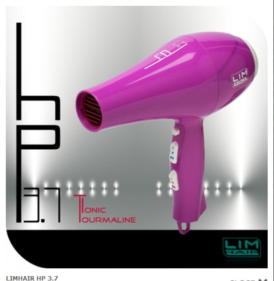 Lilás Pink Ion Tourmalin hajszárító 2400W + Ajándék gyors hajcsipesz - LIM-HAIR-AM1-6.0