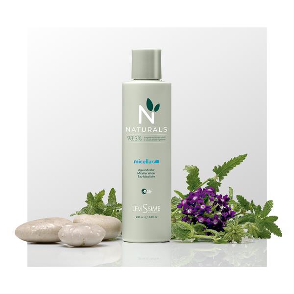 Elfogyott! - Levissime Naturals Micellar micellás arctisztító víz minden bőrtípusra 98% természetes