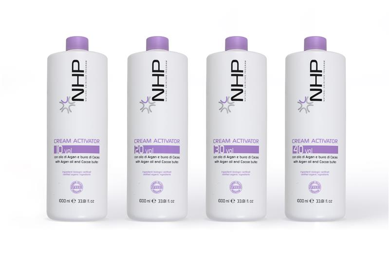 NHP - PPD Ammónia Rezorcin mentes VEGÁN hajfesték oxidáló 1000ml