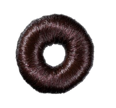 Kontyalátét - kontyfánk barna pamut 9cm Fodrászkellék