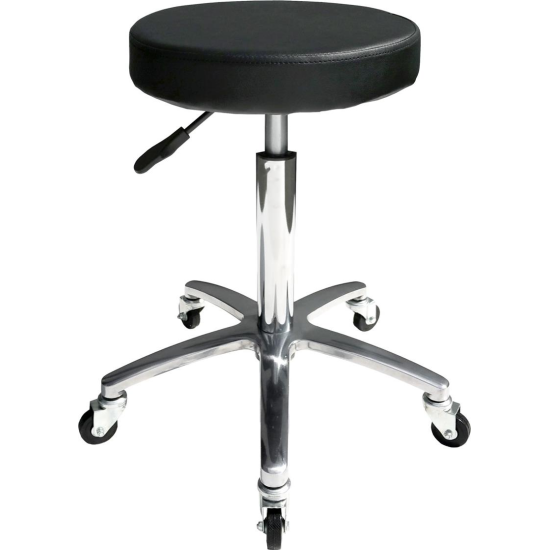Fodrász forgószék erősített kerekekkel Classic Matt Design - fekete Fodrász forgószék erősített kerekekkel Classic Matt Design - fekete