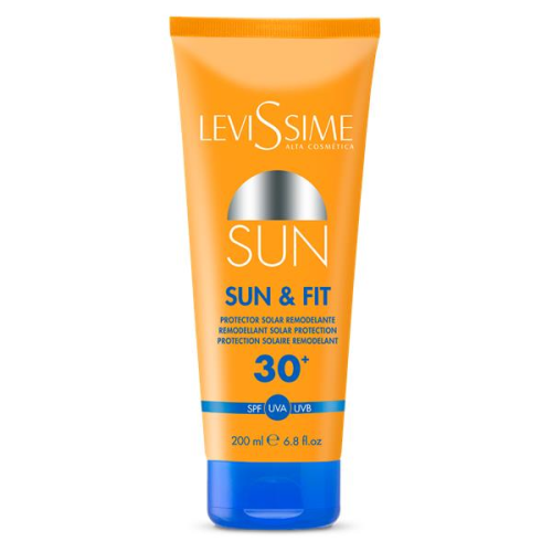 Levissime Sun&Fit - Bőrfeszesítő és napozó fényvédő krém SPF 30+