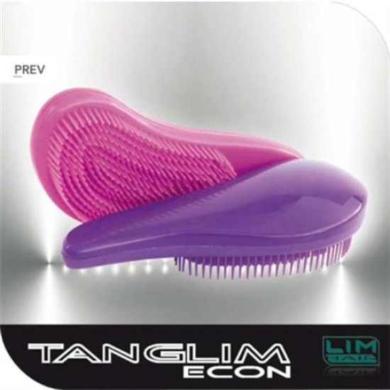 LIM Tanglim Econ Pink tangle teezer típusú detangler formájú hajsimító és szuper hajkibontó hajkefe LIM Tanglim Econ Pink tangle teezer típusú detangler formájú hajsimító és szuper hajkibontó hajkefe