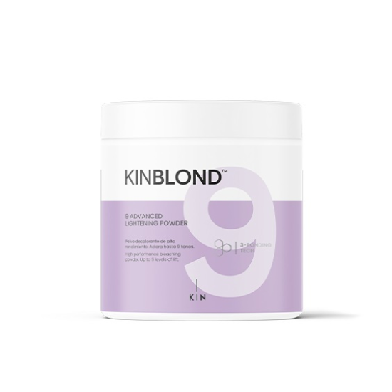 Kinblond Vegán szőkítőpor 9 tónus világosításához 500gr / 3-BONDING TECH Kinblond Vegán szőkítőpor 9 tónus világosításához 500gr / 3-BONDING TECH