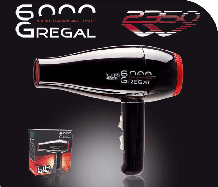 Professzionális Ionos fodrász hajszárító 2350W LIM-HAIR Gregal fekete Ionic Tourmaline + Ajándék