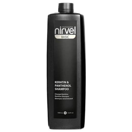 Nirvel Keratin & Panthenol Keratinos fodrász sampon száraz törékeny sérült hajra 1000ml