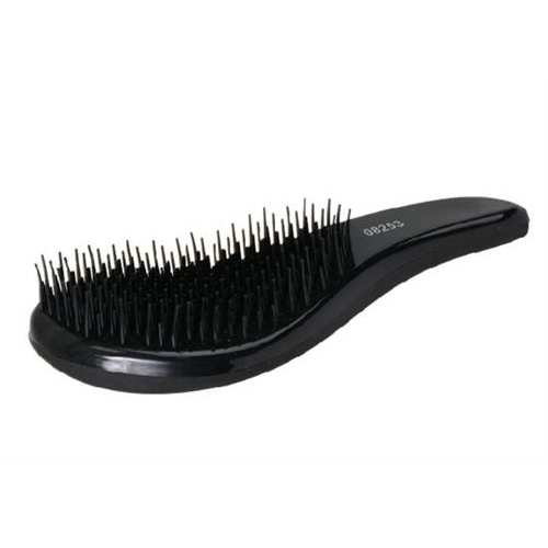 HW Econ-fekete - tangle teezer típusú detangler formájú hajsimító és szuper hajkibontó hajkefe