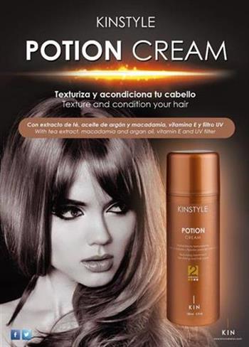 KINSTYLE Potion volumennövelő és kondícionáló hajfénykrém