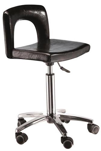 Háttámlás fodrász munkaszék - forgó ülőke Fresh Stylists Stool - Német Import