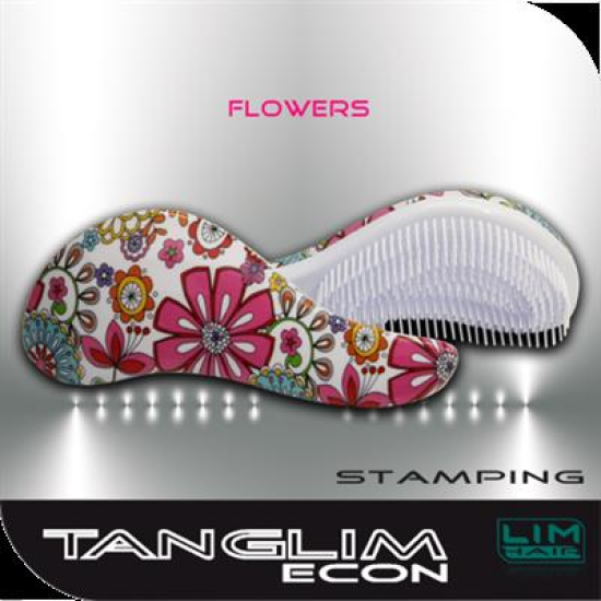 LIM Tanglim Econ Flower - tangle teezer típusú detangler formájú hajsimító és szuper hajkibontó kefe LIM Tanglim Econ Flower - tangle teezer típusú detangler formájú hajsimító és szuper hajkibontó kefe