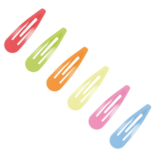 Csit csat hajcsat csomag 6 színű 5cm Professzionális hajcsatokkal