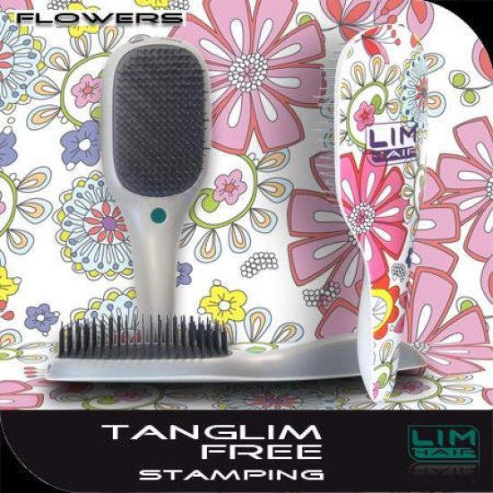 LIM Tanglim Free Flowers - tangle teezer típusú hajsimító és szuper hajkibontó hajkefe LIM Tanglim Free Flowers - tangle teezer típusú hajsimító és szuper hajkibontó hajkefe
