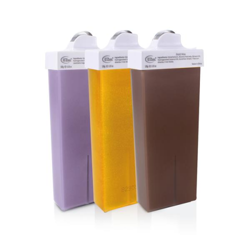 Csokoládés mini fejes gyantapatron meleg gyantázáshoz 5mm széles görgővel100ml