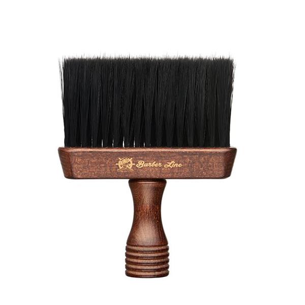 Barber nagy nyakszirtkefe fából széles dús selymes szőrzettel - Big Barber Line 06076