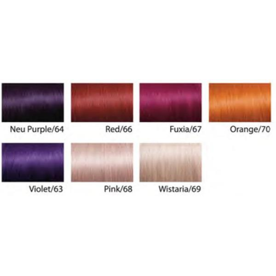 Euro SO.CAP Keratinos színes póthaj 50-55cm 10db fucsia/67 pink
