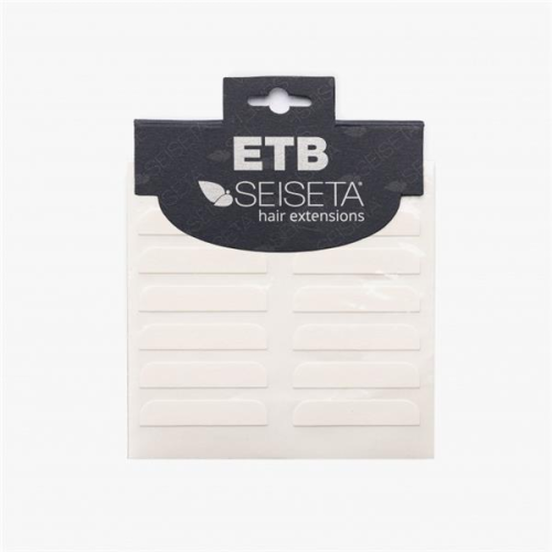 Hajragasztócsík tip csomag kétoldalon ragasztós Fehér/erős - Seiseta ETB 48db/csomag Hajragasztócsík tip csomag kétoldalon ragasztós Fehér/erős - Seiseta ETB 48db/csomag