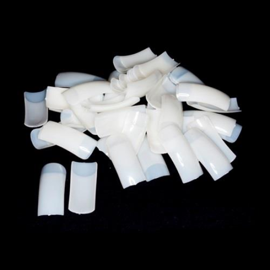 Clarissa Nails Egyenes Natúr Műköröm Nail tip Olaszországból - 50db/csomag 2-es méret