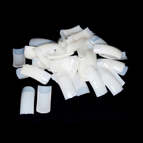 Clarissa Nails Egyenes Natúr Műköröm Nail tip Olaszországból - 50db/csomag 9-es méret