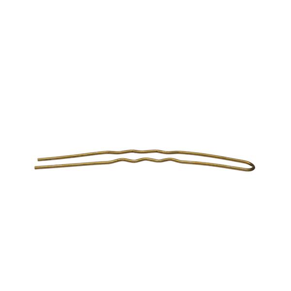 Hajlított hajtű bronz színben 75mm - 10db hajrögzítő fodrászkellék