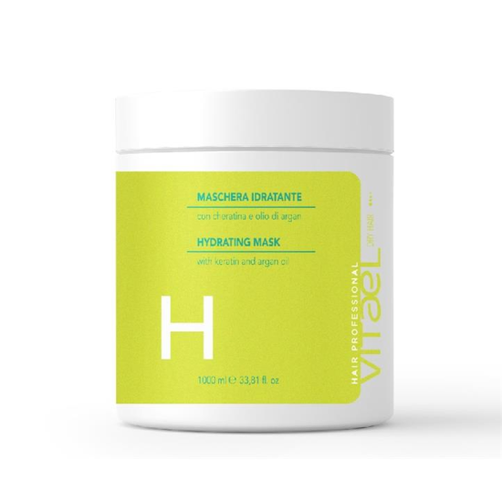 Vitael Hydrating Mask keratinos argánolajos hidratáló hajpakolás száraz és festett hajra 1000ml Vitael Hydrating Mask keratinos argánolajos hidratáló hajpakolás száraz és festett hajra 1000ml