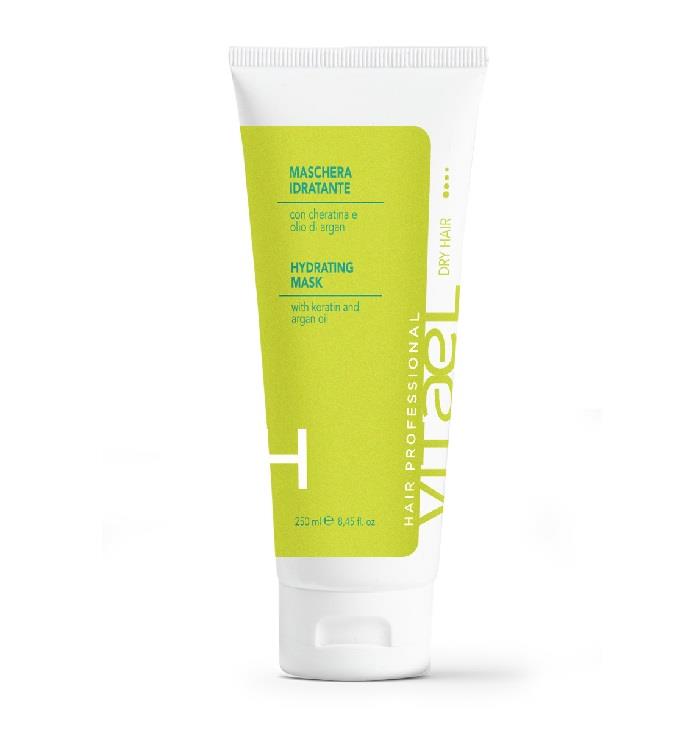Vitael Hydrating Mask keratinos argánolajos hidratáló hajpakolás száraz és festett hajra