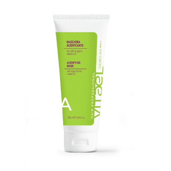 Vitael Acidifying Mask intenzív hajpakolás savas pH-val festett és törékeny hajra