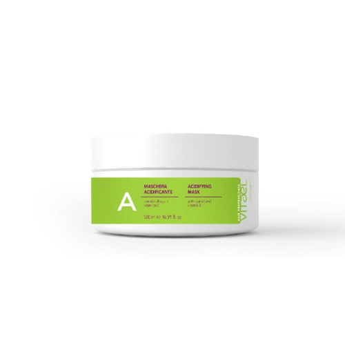 Vitael Acidifying Mask intenzív hajpakolás savas pH-val festett és törékeny hajra 500ml