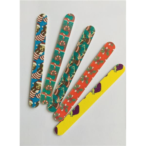 Papír körömreszelő - mintás - szemcse méret-240/240 méret-19×178mm 1db Papír körömreszelő - mintás - szemcse méret-240/240 méret-19×178mm 1db