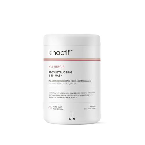 Kinactif N2 Repair 2in1 Mélyen regeneráló erősítő hajmaszk és hajbalzsam töredezett hajra Pre. 900ml