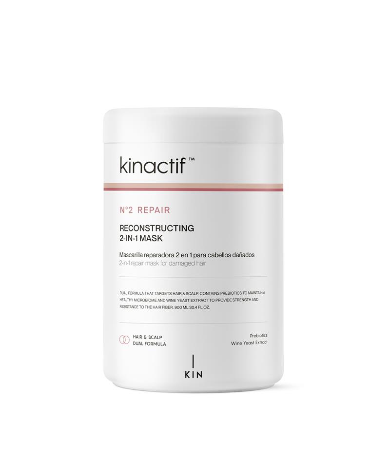 Kinactif N2 Repair 2in1 Mélyen regeneráló erősítő hajmaszk és hajbalzsam töredezett hajra Pre. 900ml
