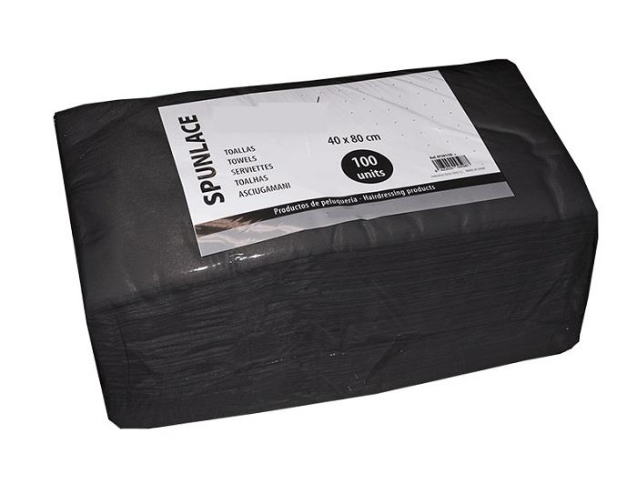 Erős papírszövet törölköző fekete 40×80cm 100db OR07301/50