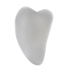 Gua sha arcmasszírozó fehér nefrit