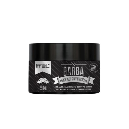 Imel Barber Shaving Cream borotvakrém arcápolókkal
