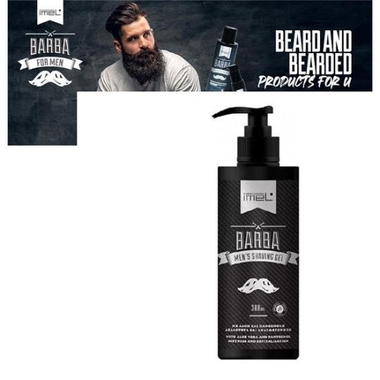 Imel Barber Shaving Gel szilikon mentes borotvagél - borotvazselé IMEL Athén