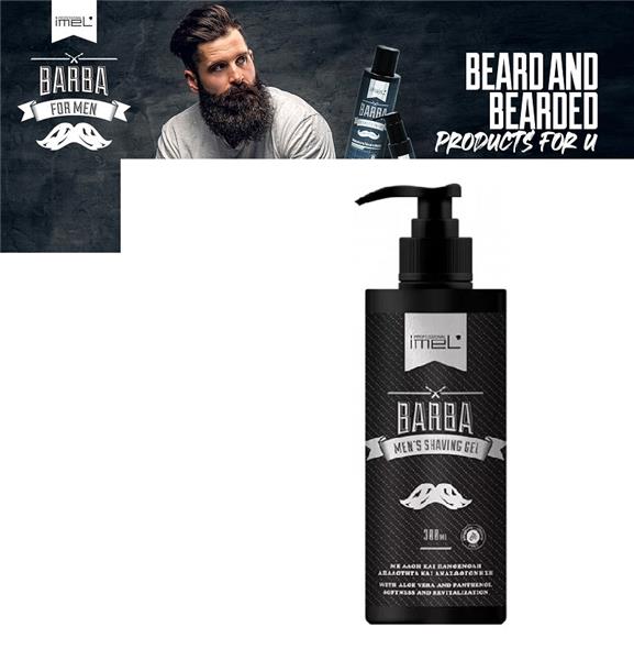 Imel Barber Shaving Gel szilikon mentes borotvagél - borotvazselé IMEL Athén