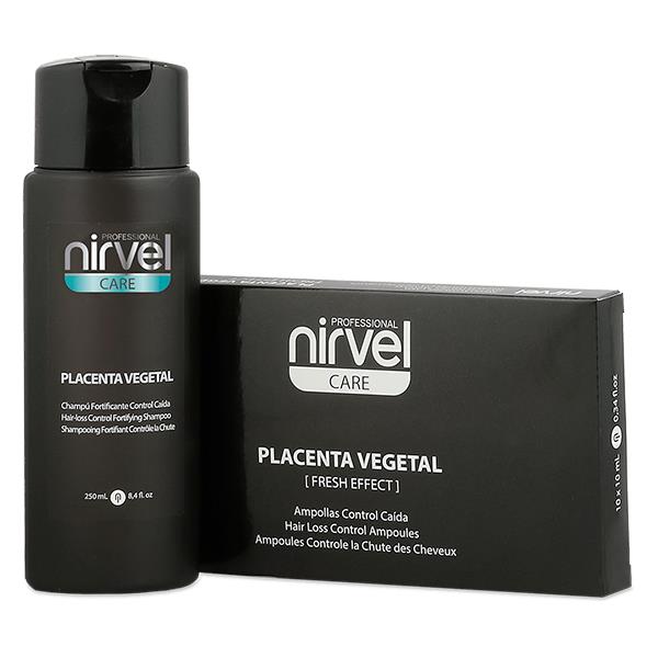 Nirvel Placenta Vegetal Hajhullás elleni és hajerősítő csomag növényi placentával