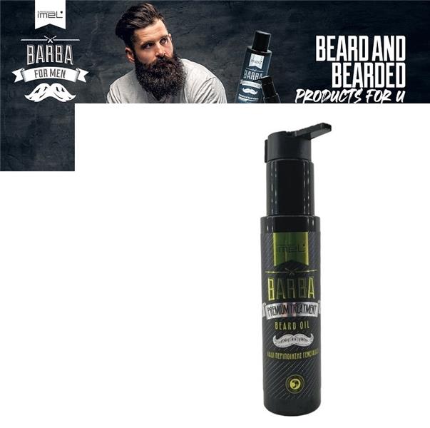 Imel Barber Barba Beard Oil Treatment VEGÁN szakállápoló - bajuszápoló olaj IMEL Athén