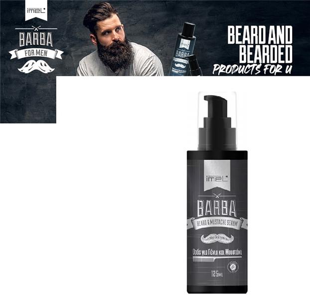 Imel Barber Serum for Beard & Mustache VEGÁN szakáll- és bajuszápoló szérum IMEL Athén