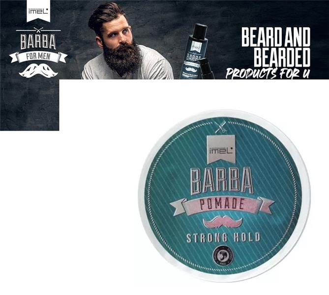 Imel Barber Hair Pomade VEGÁN hajfény paszta férfi hajra erős tartással IMEL Athén