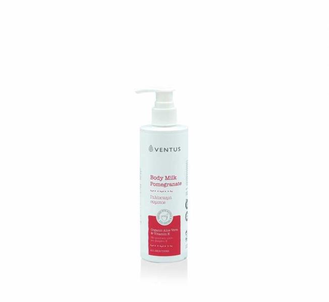 Ventus Body Milk Pomegranate – Testápoló tej aloe vera kivonattal és E vitaminnal 250 ml