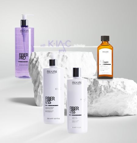 Maxima Fiber Liss keratinos tartós hajlamináló csomag
