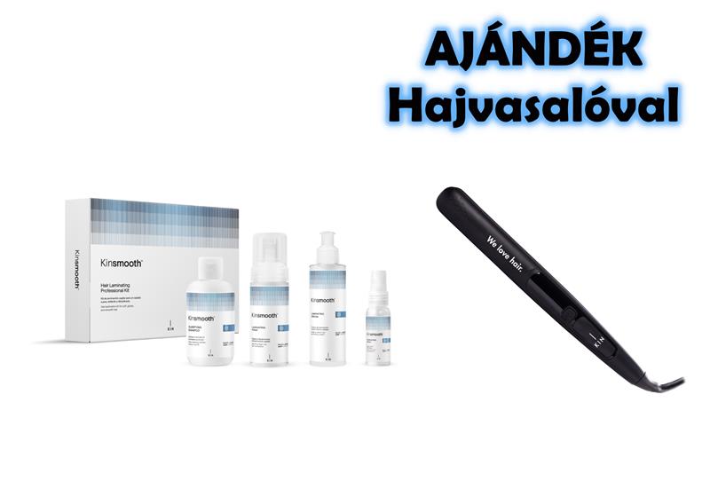 Kinsmooth hajlamináló csomag AJÁNDÉK prémium hajvasalóval