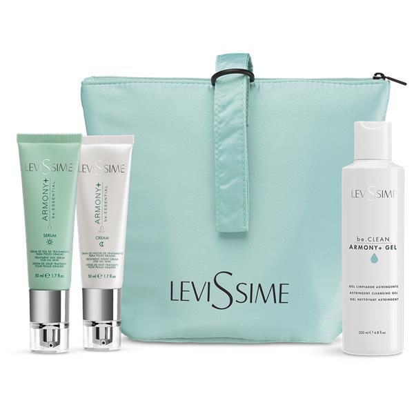 Levissime Armony Beauty Bag - Arckezelő csomag zsíros bőrre ajándék neszesszerrel