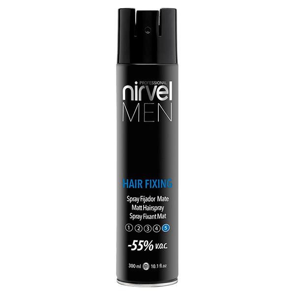 Nirvel Barber Matt férfi hajlakk extra erős rögzítéshez dús hatású frizurához -55%voc hajtógázzal