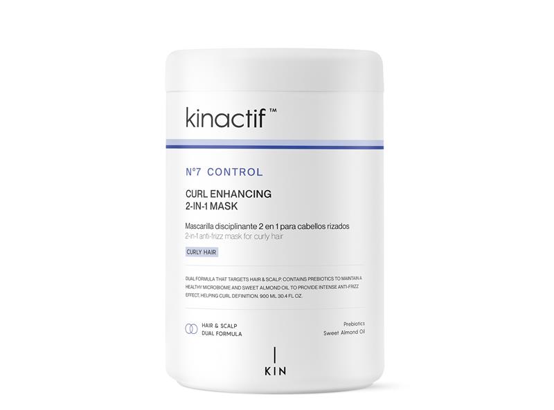 Kinactif N7 Curl Enhancing 2in1 Mask – Mélyen regeneráló hajmaszk és hajbalzsam göndör hajra 900ml