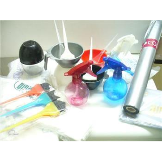 Melírozás Nirvel szőkítő porral - fodrászkellékkekkel + Ajándék 2db 30gr szőkítőpor